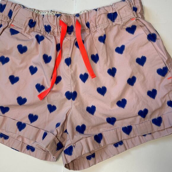 Crewcuts Girls Pink Hearts Chino Shorts 10Y - Picture 2 of 4